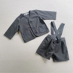 Harry & Violet | Dress Jacket / Tux & Suspender Shorts Set